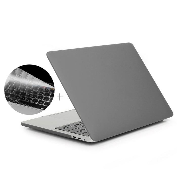 ENKAY Hat-Prince 2 en 1 Estuche protector de plástico rígido esmerilado + Funda protectora de teclado de TPU ultrafina versión de EE. UU. para el nuevo MacBook Pro 2016 de 15,4 pulgadas con barra táctil (A1707)