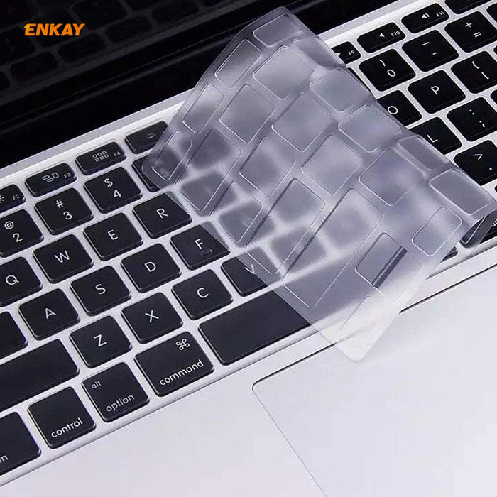 Para MacBook Air 13,3 pulgadas A1932 2018 ENKAY Hat-prince versión estadounidense del portátil cubierta protectora de teclado de TPU ultrafina