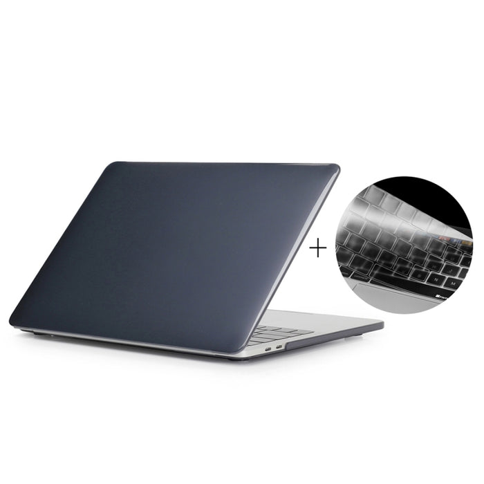 ENKAY Hat-Prince 2 en 1 Estuche protector de plástico rígido de cristal + Funda protectora de teclado de TPU ultrafina versión de EE. UU. para el nuevo MacBook Pro 2016 de 13,3 pulgadas sin barra táctil (A1708)