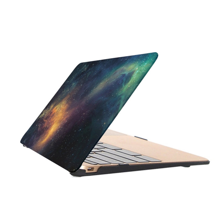 Para Macbook Pro Retina 12 pulgadas Starry Sky Patterns Apple Laptop Water Calcomanías PC Funda protectora