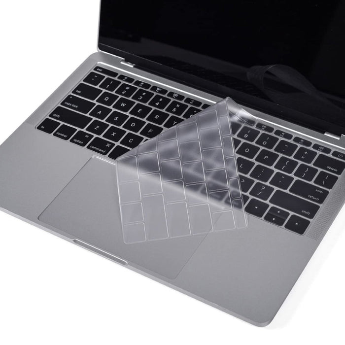 ENKAY Funda protectora de teclado de TPU para MacBook 2015 de 12 pulgadas (A1534) / MacBook Pro de 13,3 pulgadas sin barra táctil (A1708), versión europea