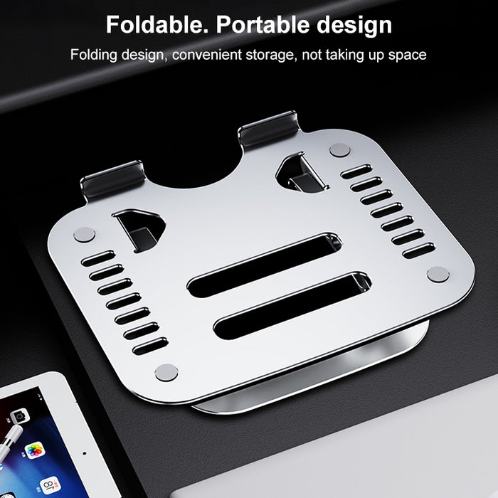 R-JUST HZ08 Soporte ajustable para computadora portátil con elevación de dos orificios