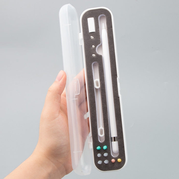 Para Apple Pencil 1 / 2 8mm Estuche protector multifunción para bolígrafo de escritura a mano Caja de almacenamiento TouchPen