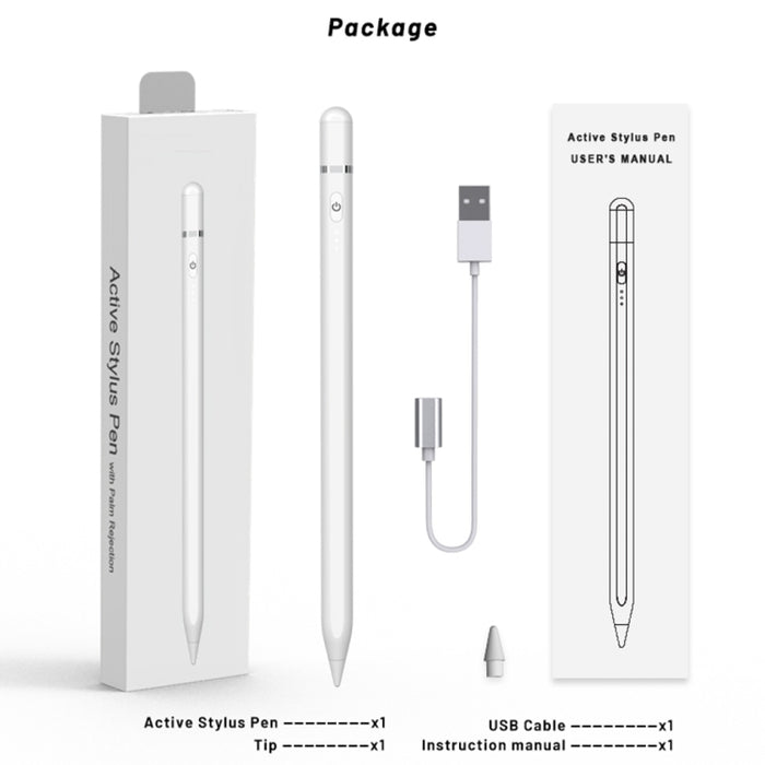 Lápiz óptico capacitivo activo P7-LS con rechazo de palma para iPad después de la versión 2018