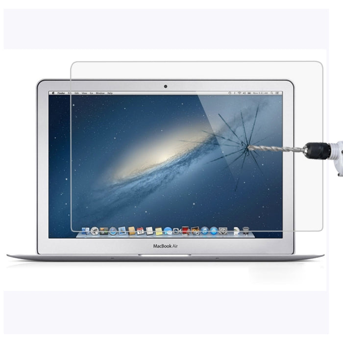 Película de vidrio templado a prueba de explosiones HD de dureza superficial 9H para MacBook Air de 11,6 pulgadas (A1370 / A1465)