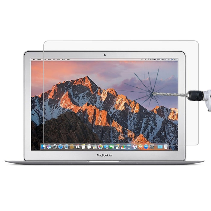 Película de vidrio templado a prueba de explosiones HD de dureza superficial 9H para MacBook Air de 13,3 pulgadas (A1369 / A1466)