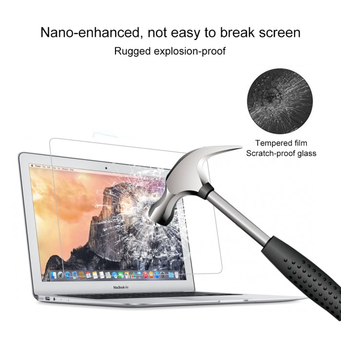 Película de vidrio templado a prueba de explosiones HD de dureza superficial 9H para MacBook Pro de 13,3 pulgadas (A1278)