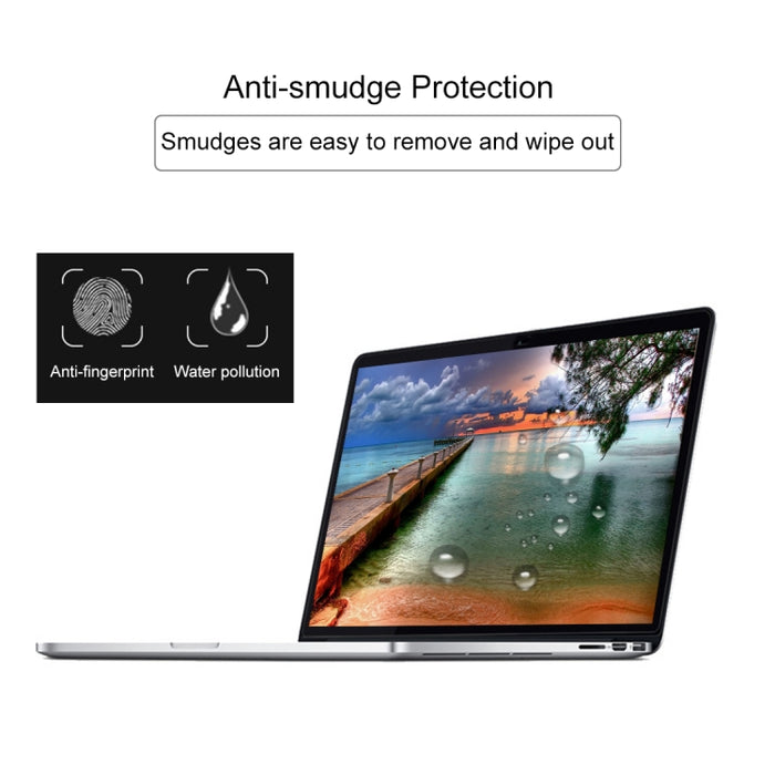 Película de vidrio templado a prueba de explosiones HD de dureza superficial 9H para MacBook Pro de 15,4 pulgadas (A1286)