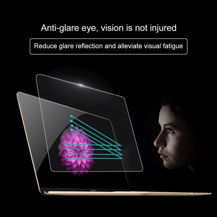 Película de vidrio templado a prueba de explosiones HD de dureza superficial 9H para MacBook Pro de 15,4 pulgadas (A1286)