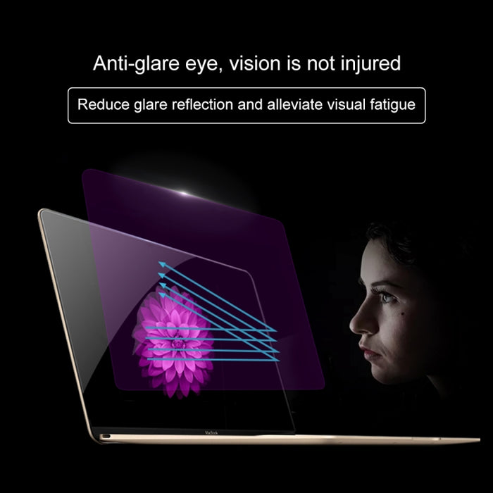 Película de vidrio templado a prueba de explosiones HD de dureza superficial 9H para MacBook Retina de 12 pulgadas (A1534)