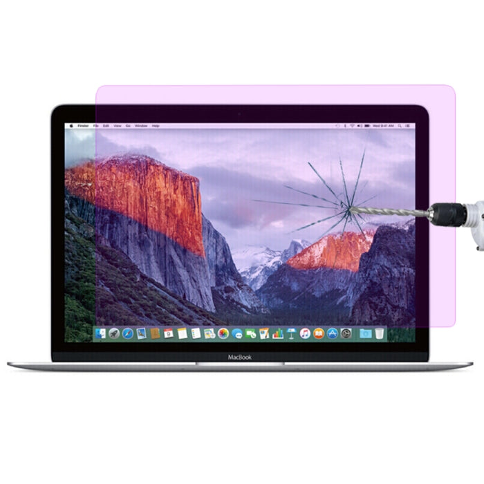 Película de vidrio templado a prueba de explosiones HD de dureza superficial 9H para MacBook Retina de 12 pulgadas (A1534)
