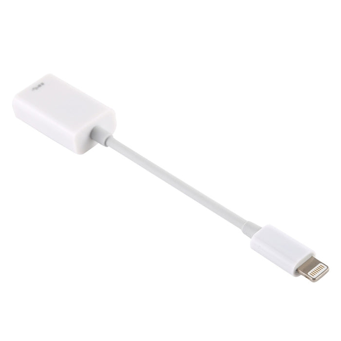 Adaptador de cámara NK102 de 8 pines macho a un solo puerto USB hembra, compatible con sistemas iOS 13.0 y superiores