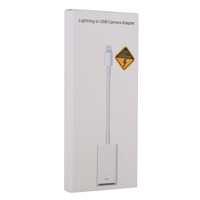 Adaptador de cámara NK102 de 8 pines macho a un solo puerto USB hembra, compatible con sistemas iOS 13.0 y superiores