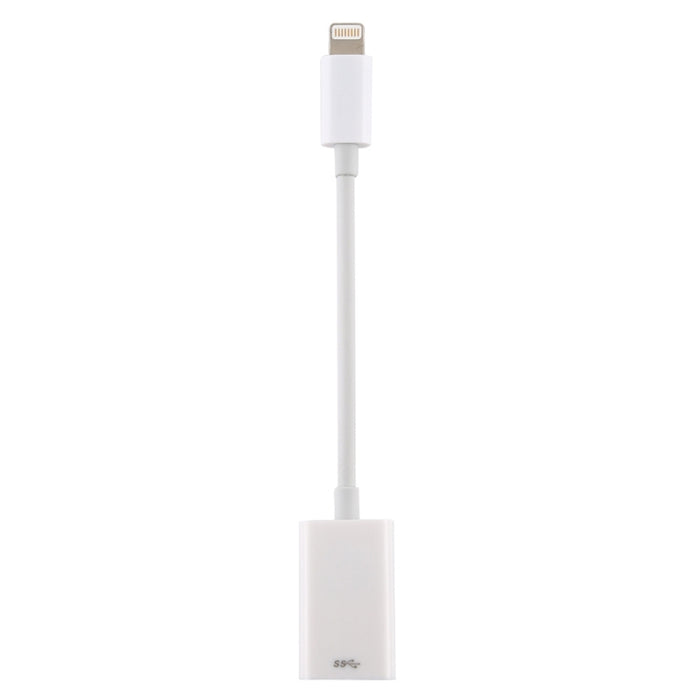 Adaptador de cámara NK102 de 8 pines macho a un solo puerto USB hembra, compatible con sistemas iOS 13.0 y superiores