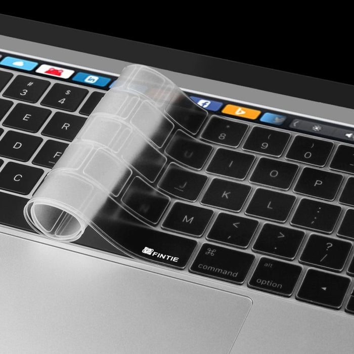 ENKAY Hat-Prince 2 en 1 Funda protectora de plástico rígido esmerilado + Funda protectora de teclado de TPU ultrafina versión europea para MacBook Pro 2016 de 15,4 pulgadas con barra táctil (A1707)