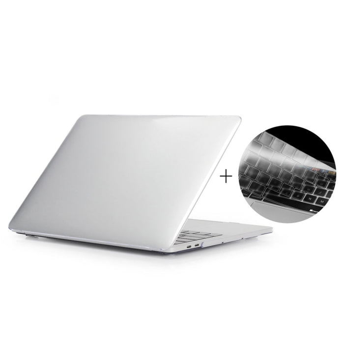 ENKAY Hat-Prince 2 en 1 Crystal Hard Shell Funda protectora de plástico + Versión europea Funda protectora de teclado de TPU ultrafina para MacBook Pro 2016 de 15,4 pulgadas con barra táctil (A1707)