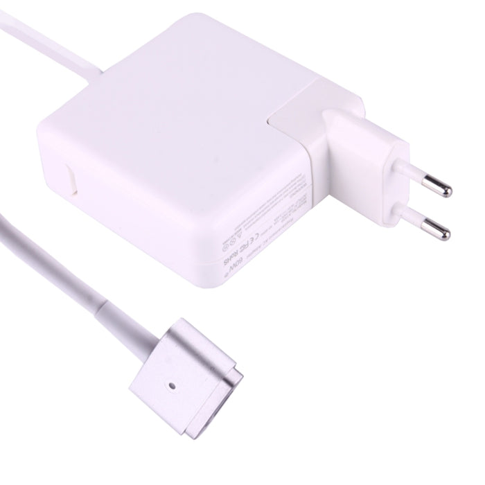 Adaptador de CA de repuesto MagSafe 2 estilo T de 60 W, 16,5 V, 3,65 A, 5 pines, para Apple Macbook A1425 / A1435 / A1502, longitud: 1,8 m