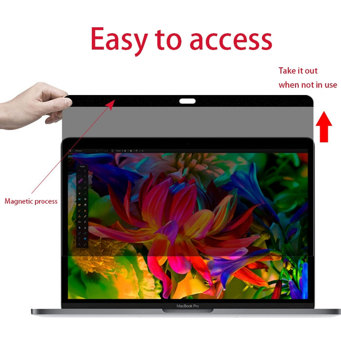 Película de pantalla PET antideslumbrante de privacidad magnética para MacBook Pro de 15,4 pulgadas (A1286)