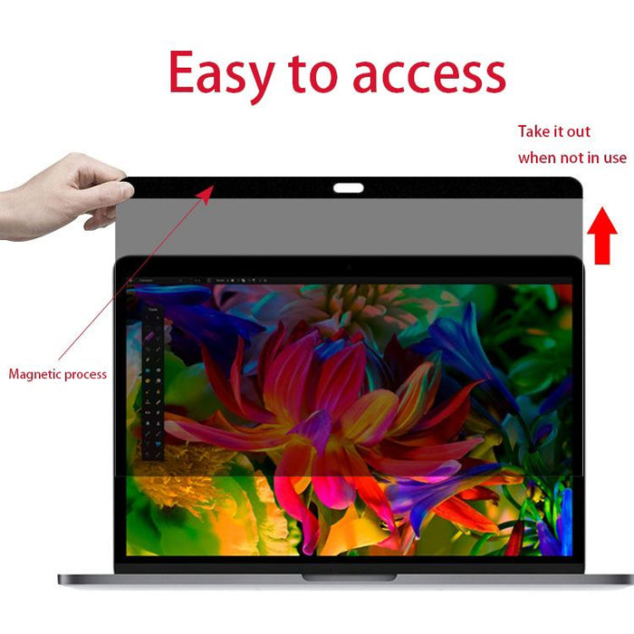 Película de pantalla PET antideslumbrante de privacidad magnética para MacBook Air de 13,3 pulgadas (A1466 / A1369)