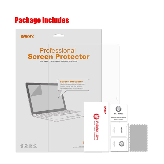 ENKAY para Apple MacBook Pro 13,3 pulgadas (A1706/A1708/A1989/A2159) Protector de pantalla HD PET
