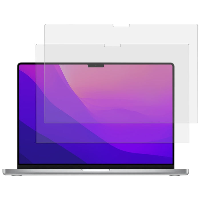 2 PCS 9H Pantalla de computadora portátil Película protectora de vidrio templado a prueba de explosiones para MacBook Pro 14.2 pulgadas A2442