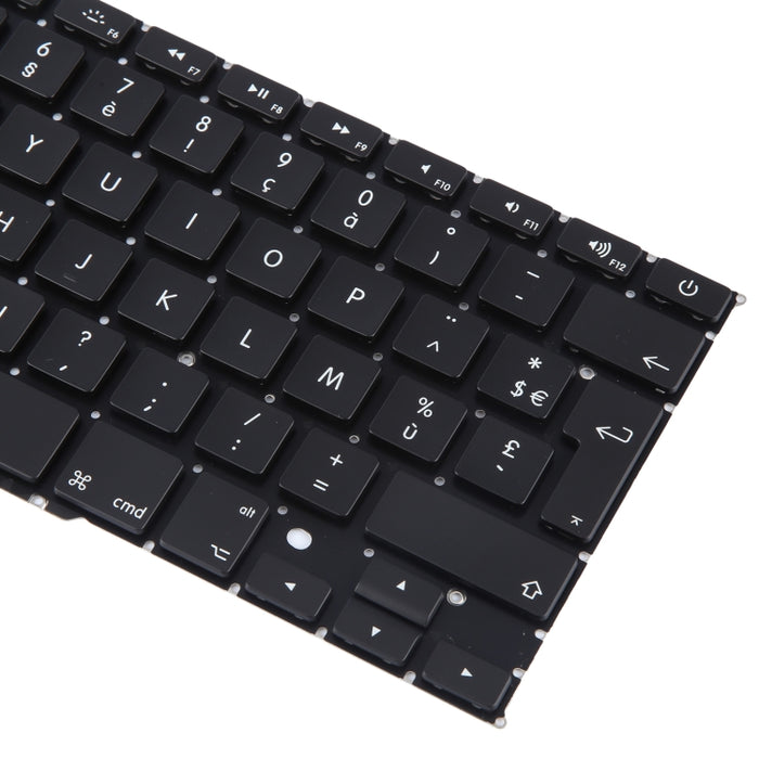 Para Macbook Pro Retina 15 pulgadas A1398 2012 2013 2014 2015 Teclado versión francesa del Reino Unido, A1398 2012 2013 2014 2015 (UK French Version)