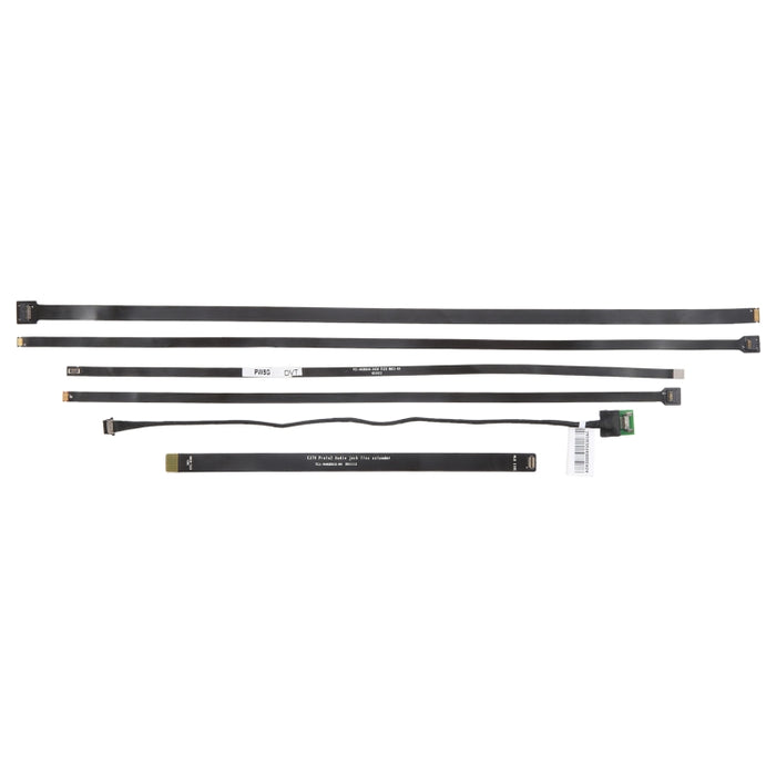 Cable flexible de prueba de extensión de botón de huella dactilar para MacBook serie 6 en 1 con conector de audio, batería, micrófono, altavoz, cámara y encendido, For MacBook Series