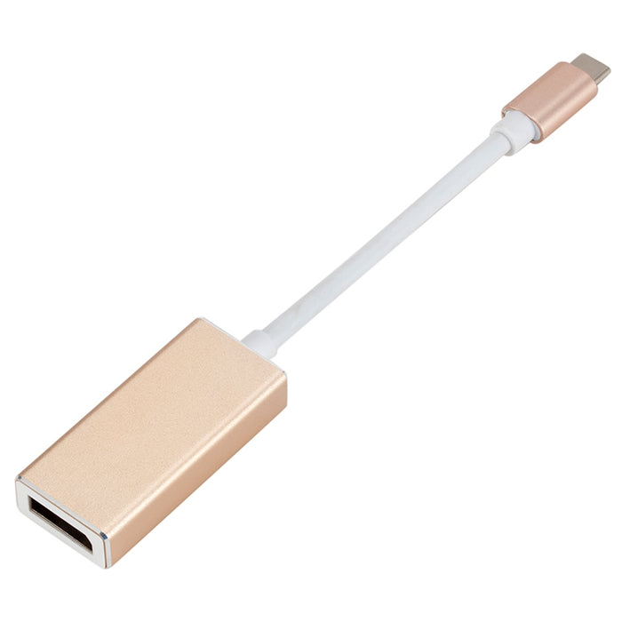 Convertidor USB-C / Type-C 3.1 macho a DP hembra HD, longitud: 12 cm