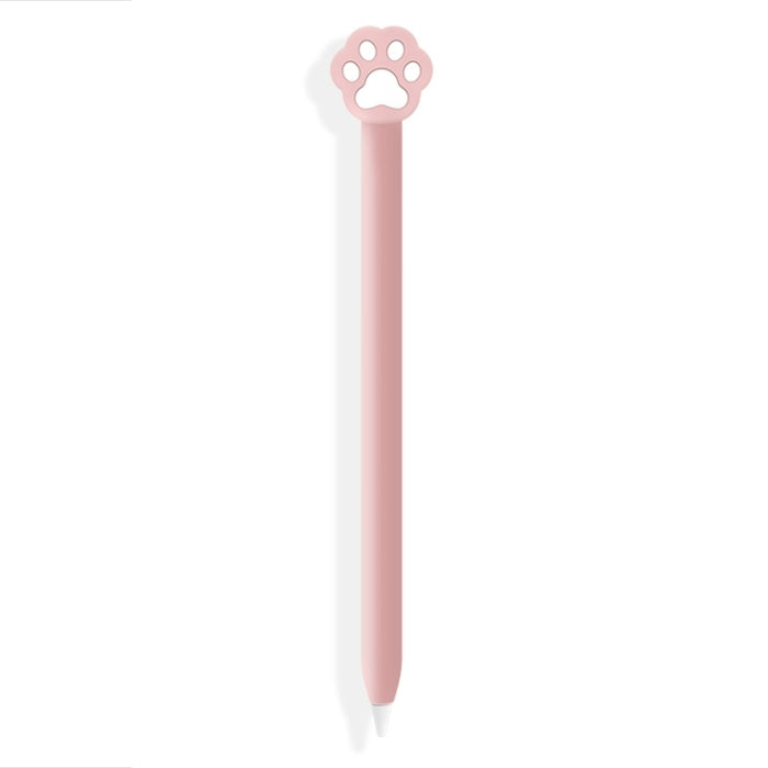 Linda funda protectora de silicona con dibujos animados para Apple Pencil 2 (estrella de cinco puntas rosa)