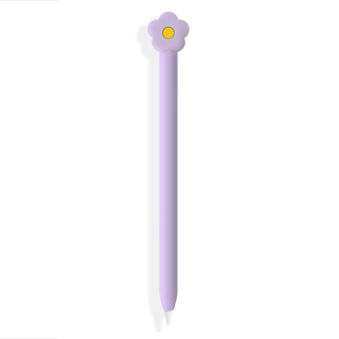 Linda funda protectora de silicona con dibujos animados para Apple Pencil 2 (estrella de cinco puntas rosa)