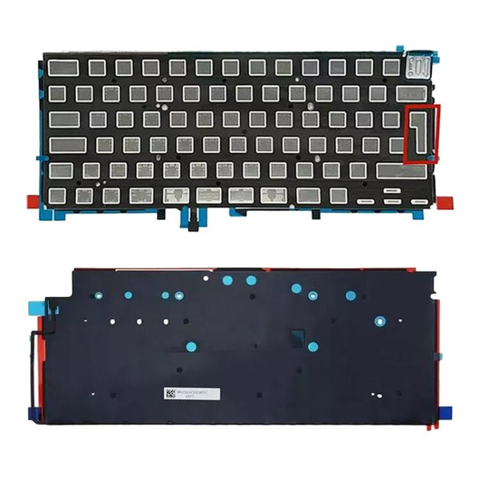 Para MacBook Air de 15,3 pulgadas M2 A2941, versión de retorno de carro grande, teclado retroiluminado del Reino Unido, A2941