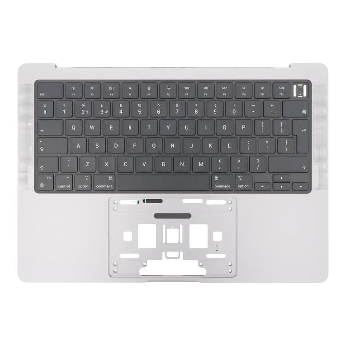 Para MacBook Pro de 14 pulgadas 2021 A2442 / 2023 A2779 Versión de retroceso grande Teclado británico con carcasa C, A2442 / 2023 A2779, A2442 2021 / A2779 2023