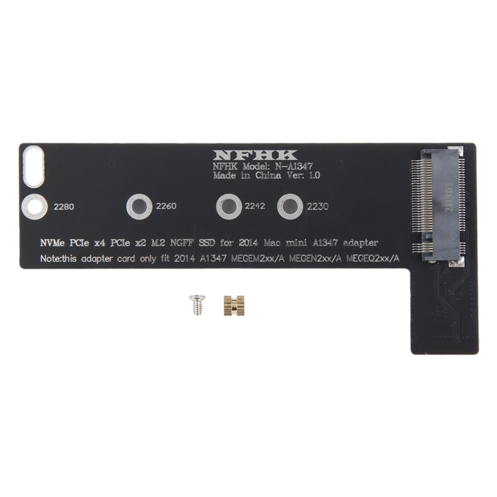 Tarjeta adaptadora NVMe M.2 SSD para Mac Mini 2014 Late A1347 A1347 MEGEN2 MEGEM2 MEGEQ2, NVMe M.2 SSD For Mac Mini 2014