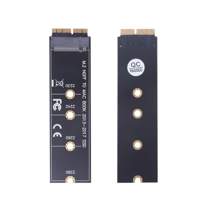 M.2 PCIE NVME SSD a Mac Book Air Pro 2013-2017 Placa adaptadora de disco duro SSD para A1465 A1466 A1398 A1502, M.2 PCIE NVME SSD to SSD