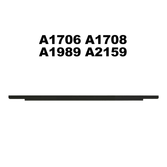 Material de vidrio pantalla LCD cubierta del logotipo del bisel frontal para MacBook Pro Retina 13 pulgadas A1706 A1708 A1989 A2159, A1989 (Grey), A1989 (Silver)