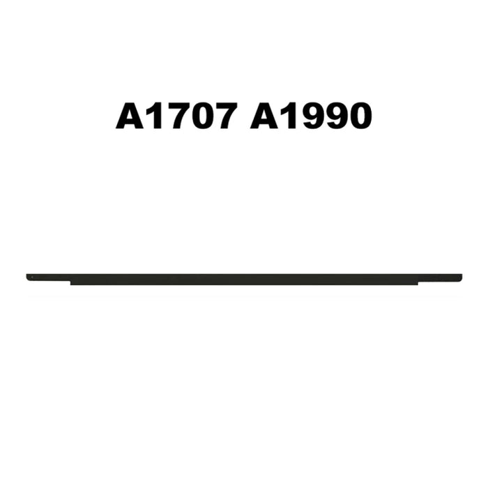 Material de vidrio pantalla LCD cubierta del logotipo del bisel frontal para MacBook Retina 15,4 pulgadas A1707 A1990, A1707 (Grey), A1707 (Silver)