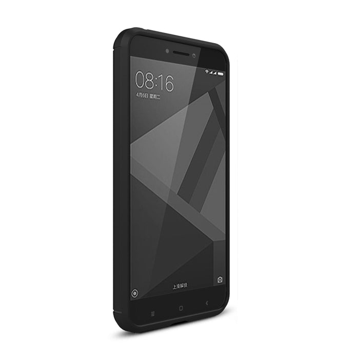 Para Xiaomi Redmi 4X Funda protectora de TPU a prueba de golpes con textura de fibra de carbono cepillada, For Redmi 4X, Redmi 4X