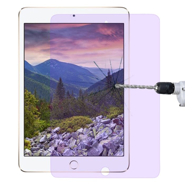 Película de vidrio templado a prueba de explosiones anti-rayos azules de 0,33 mm 9H 2.5D para iPad mini 3/2/1