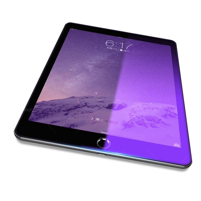 Película de vidrio templado a prueba de explosiones anti-rayos azules de 0,33 mm 9H 2.5D para iPad mini 3/2/1