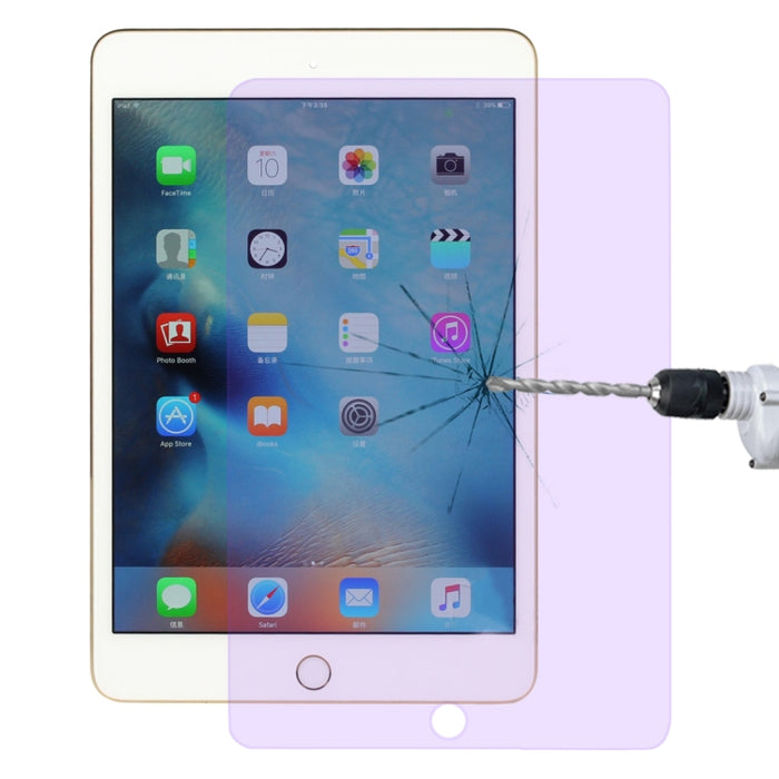 Película de vidrio templado a prueba de explosiones anti-rayos azules de 0,33 mm 9H 2.5D para iPad mini 5 / mini 4