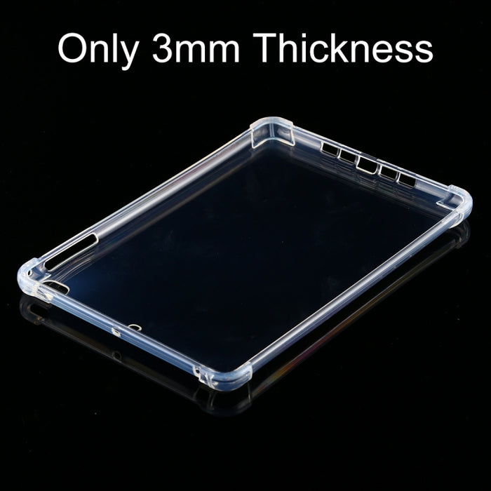 Para iPad Mini 4/3/2/1 Funda protectora transparente a prueba de golpes de cuatro esquinas de 3 mm