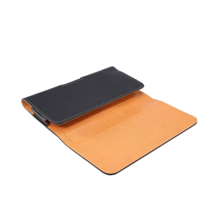 Funda de cuero PU con tapa vertical con textura Litchi universal / riñonera para Xiaomi y teléfono inteligente de 6,4 pulgadas