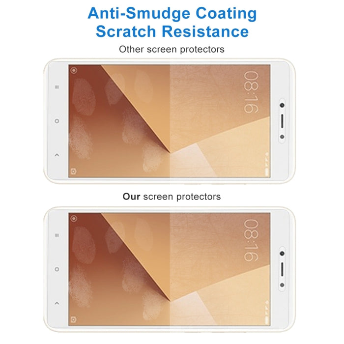 10 PCS para Xiaomi Redmi Note 5A 0.26mm 9H Dureza superficial 2.5D Película de pantalla de vidrio templado de pantalla no completa a prueba de explosiones, For Redmi Note 5A