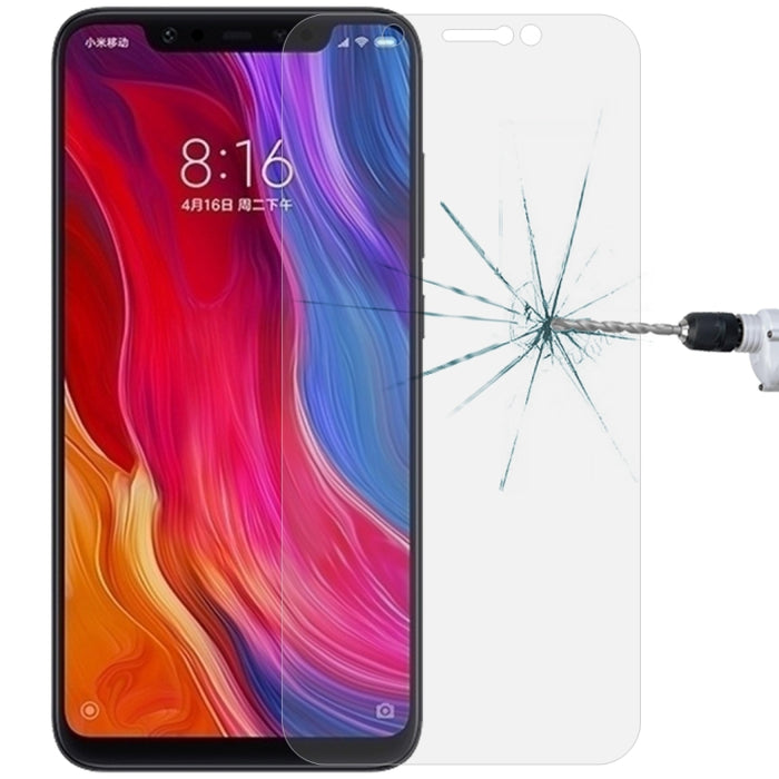 Película de vidrio templado 9H 2.5D de 0,26 mm para Xiaomi Mi 8, For Mi 8 (1pc)