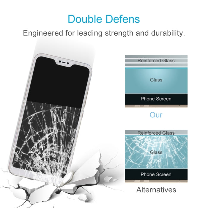 100 PCS 0.26mm 9H 2.5D Película de vidrio templado para Xiaomi Redmi 6 Pro / Mi A2 Lite, For Redmi 6 Pro