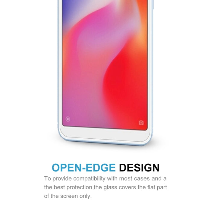 Película de vidrio templado 10PCS 9H 2.5D para Xiaomi Redmi 6A, For 6A