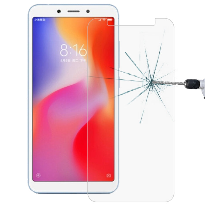 Película de vidrio templado 9H 2.5D para Xiaomi Redmi 6A, For 6A (1 PCS)