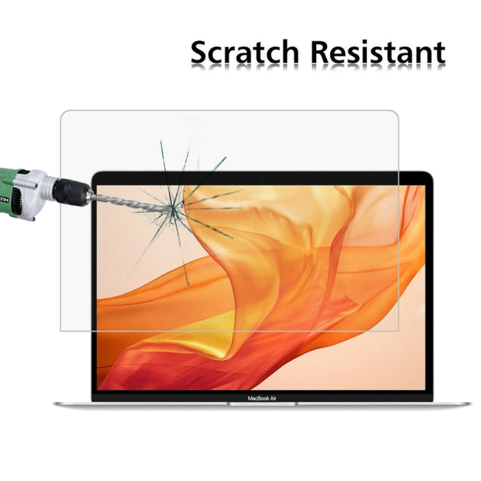 Película de vidrio templado a prueba de explosiones de dureza superficial 9H de 0,26 mm para MacBook Air 13.3 (2018)