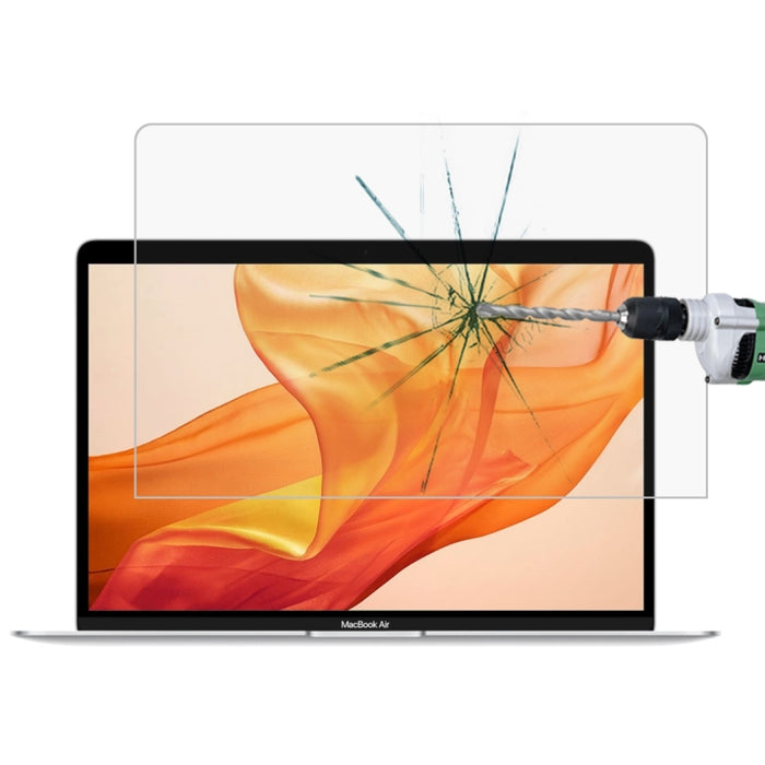 Película de vidrio templado a prueba de explosiones de dureza superficial 9H de 0,26 mm para MacBook Air 13.3 (2018)