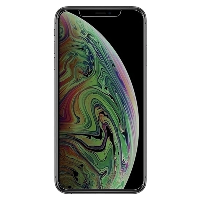 Para iPhone XS Max 0,4 mm 9H Dureza superficial Protector antideslumbrante de pantalla de privacidad de 180 grados